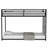 Ashaiya Standard Metal Bunk Bed-602138062-575356234