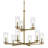 32.5" 9-Light 2-Tier Chandelier-49589393