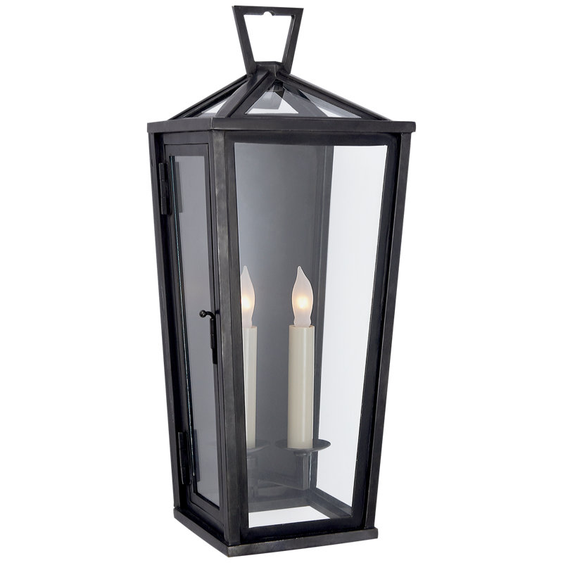 Chapman & Myers Darlana Tall 3/4 Lantern, 18.5" H x 7.5" W x 6.75" D