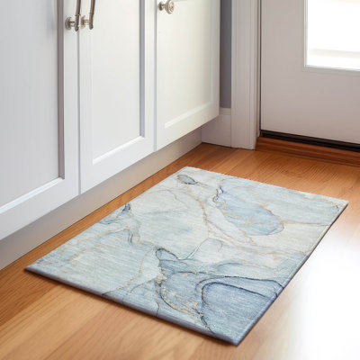 Premium Machine Washable Cerrito AMF523 Sky Rug