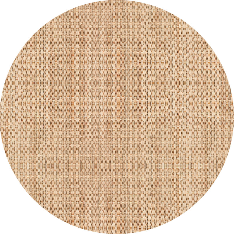 Yuliana Vinyl Machine Printed Area Rug, Round 150cm