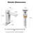 Stainless Steel Waterfall Bathroom Faucet (3-Hole Fit) With Pop-Up Drain, Deck Plate & Supply Hoses-114634654