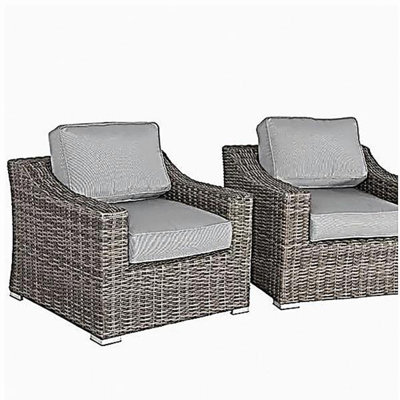 Chaise de patio avec coussins 2