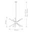 Darion 10 - Light Sputnik Chandelier-216000284