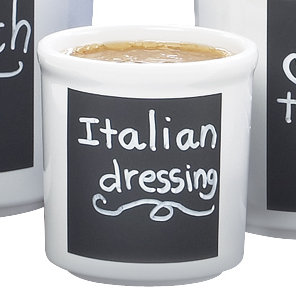 6" Round Black Melamine Utensil Holder