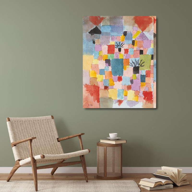 «Southern Gardens» par Paul Klee - Art mural sur toile tendue avec châssis, H 40 po x l 28 po