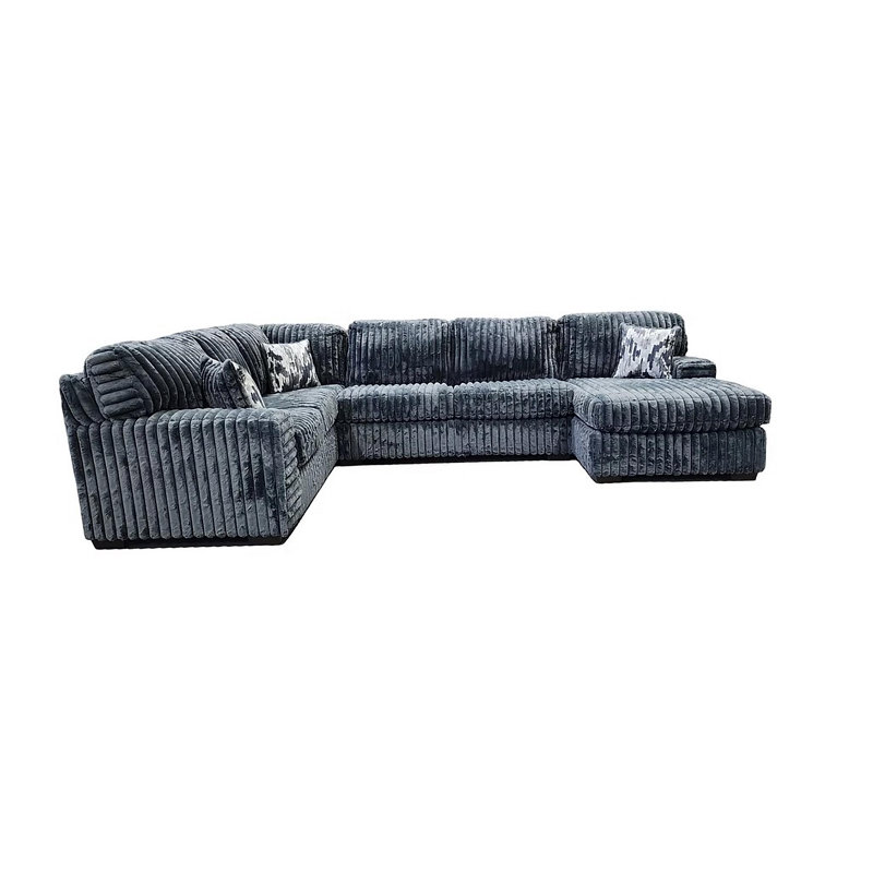 Canapé modulaire Austin, Tissu gris