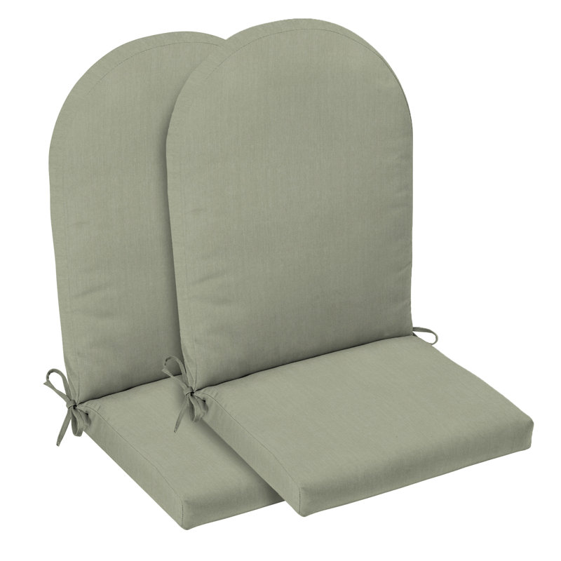 Coussin de chaise Adirondack (ensemble de 2), 2, Sunbrella - Canvas Seasalt