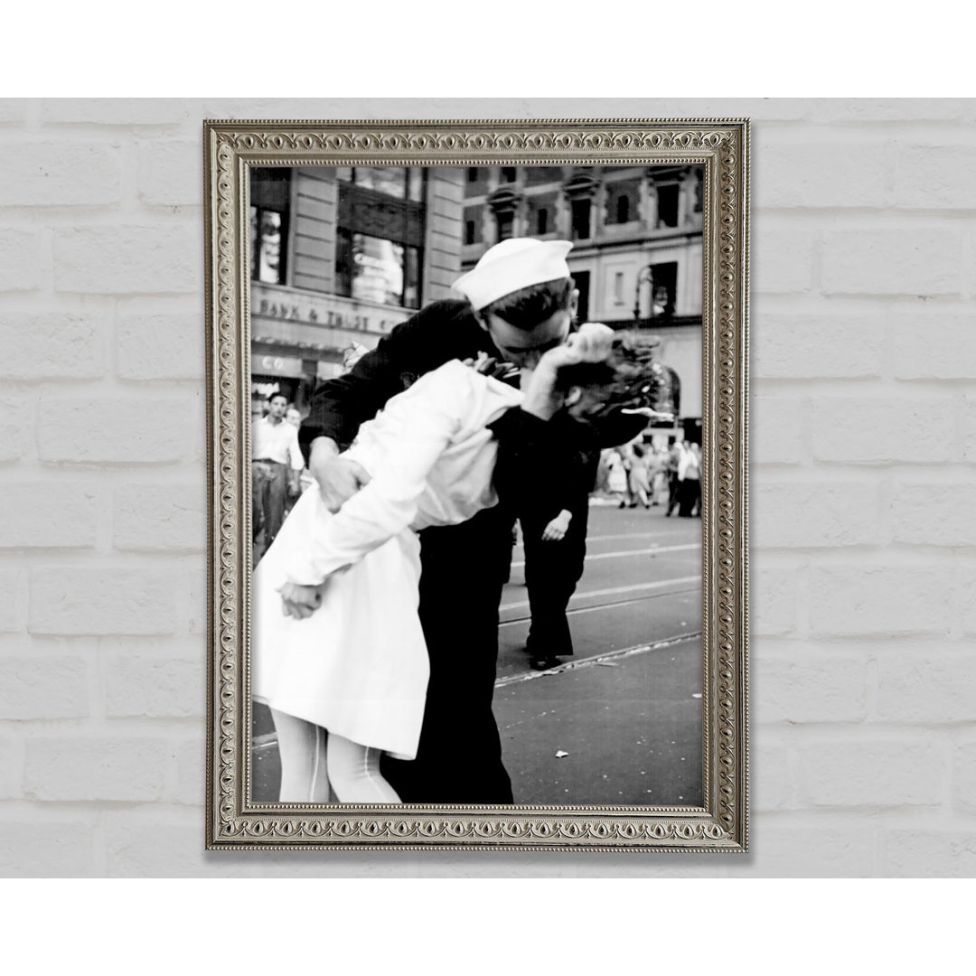 Kissing The War Goodbye - Einzelner Bilderrahmen Druck