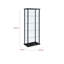 Lisa 23.75 " W Glass Curio Cabinet