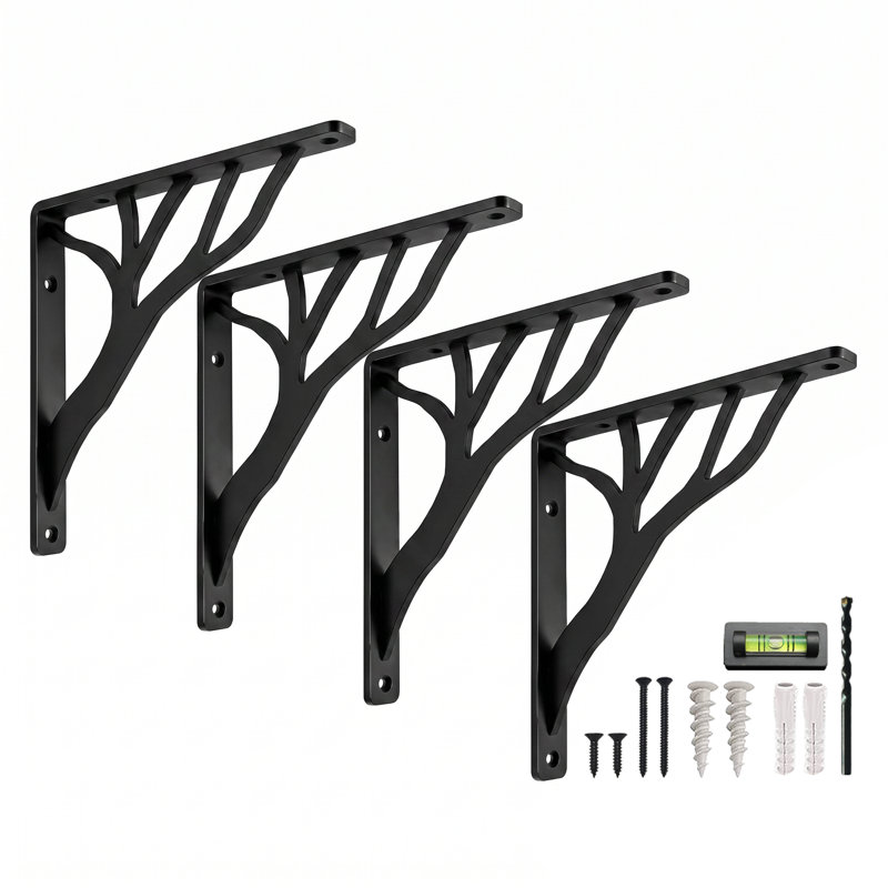 Support pour tablette d'arbre, Noir, 10 pouces