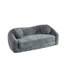 Canapé inclinable incurvé convertible sans assemblage requis-1025306116