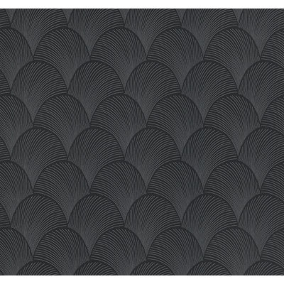 Metallic Light Scallop Wallpaper