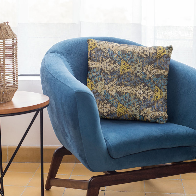 Arrows Geometric Outdoor Reversible Throw Pillow, 12" x 20"