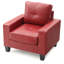 Fauteuil club confortable et confortable de 35,09 po de largeur Ewanda-596286266
