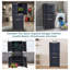 Armoire de rangement avec 2 tablettes réglables et tiroir central-2090530079