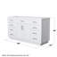 Base de meuble-lavabo simple autoportante de 59 po Beckett-128067800-134435275