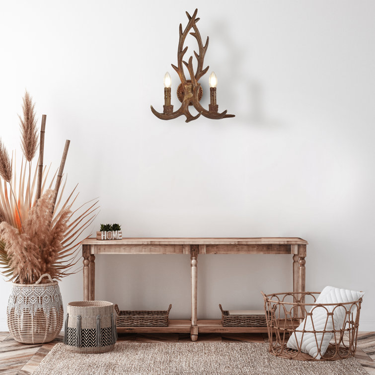 Conerly Resin Candle Wall Light