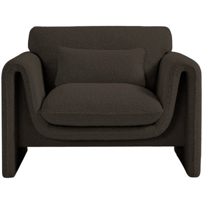 Holsombach 42 inches W  Boucle Fabric Chair