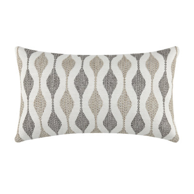 Boyega Geometric Polyester Throw Pillow