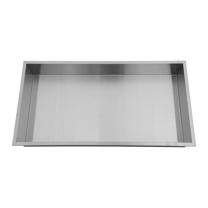 Niche murale en acier inoxydable, Nickel brossé