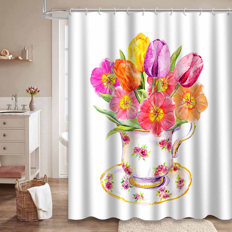 Magnifique tulipe printanière, L 72 po x l 84 po