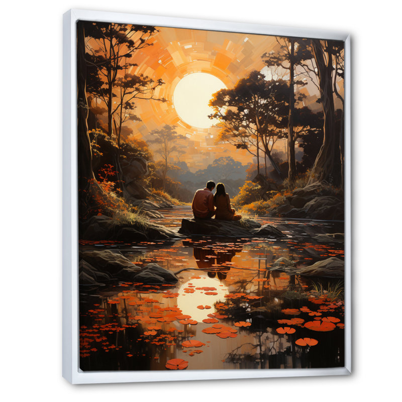 «Baufield Hinduisim Hindu Divinity This III», reproduction d'art sur toile, H 32 po x l 24 po x P 1 po, Cadre flottant blanc