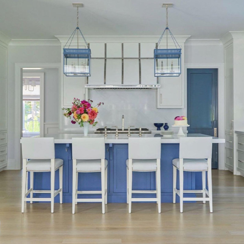Newton Counter Stool, Polyester Blend-Tommy Snow, Hampton