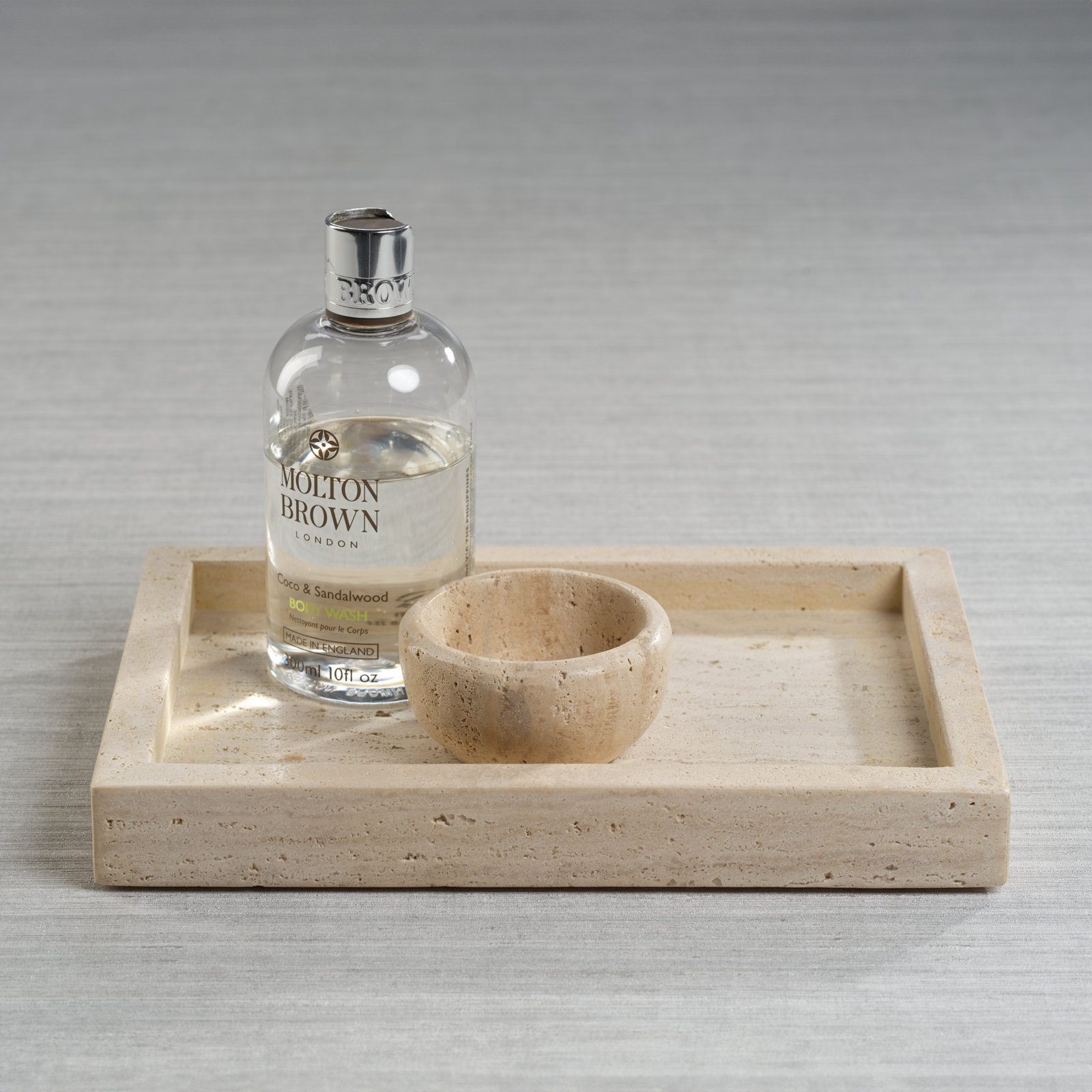 Austin Marble Bathroom Accessory Tray