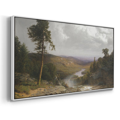 Série paysage - MCLXV III - Toile tendue avec châssis encadré - Prêt à être accroché