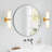 2 Piece Wall Sconce (Gold)