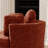 Upholstered Slipcovered Oversized Swivel Barrel Accent Chair-1315123162