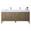 Linear 72'' W Double Bathroom Vanity Base-1654663810
