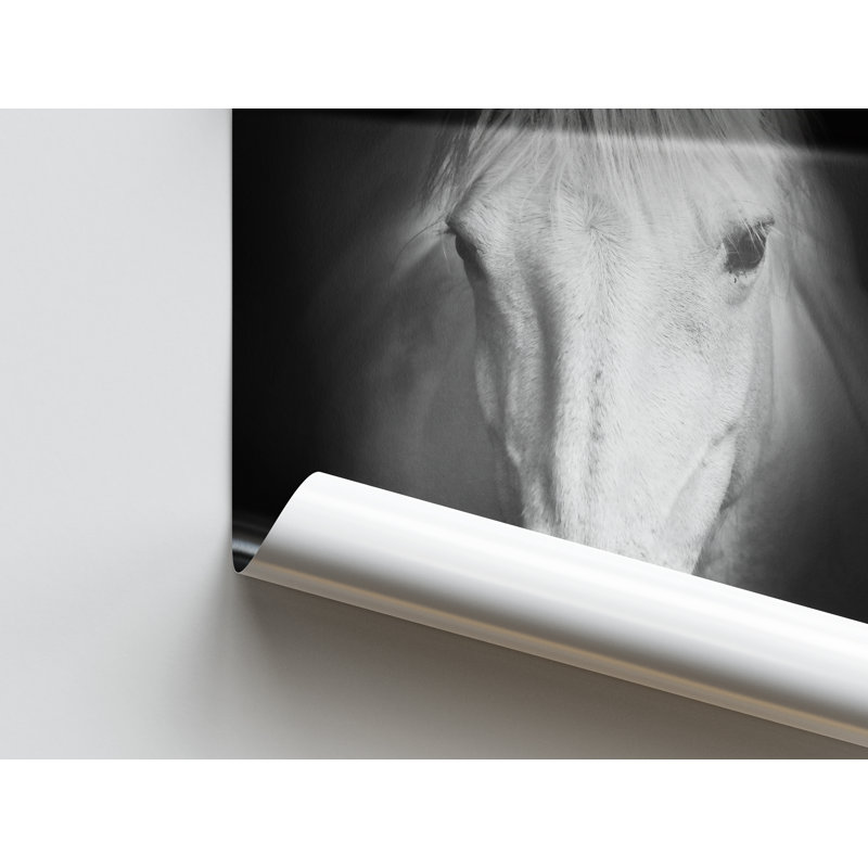 Print on Canvas, 20 cm H x 30 cm W, Black Floater Framed