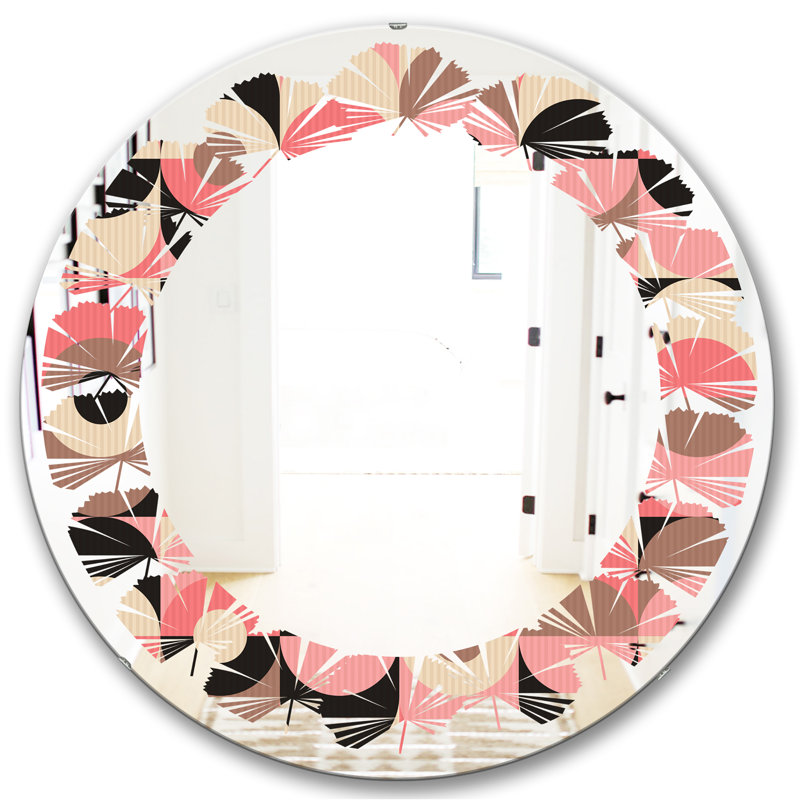 Miroir mural Leaves, H 24 po x l 24 po