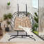 Double chaise à œufs avec support suspendu pour l'intérieur et l'extérieur-1753476231
