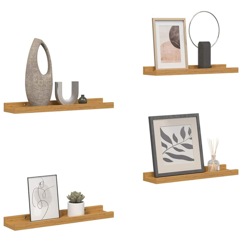 Floating Shelf, 3cm H x 60cm W x 9cm D, Beige