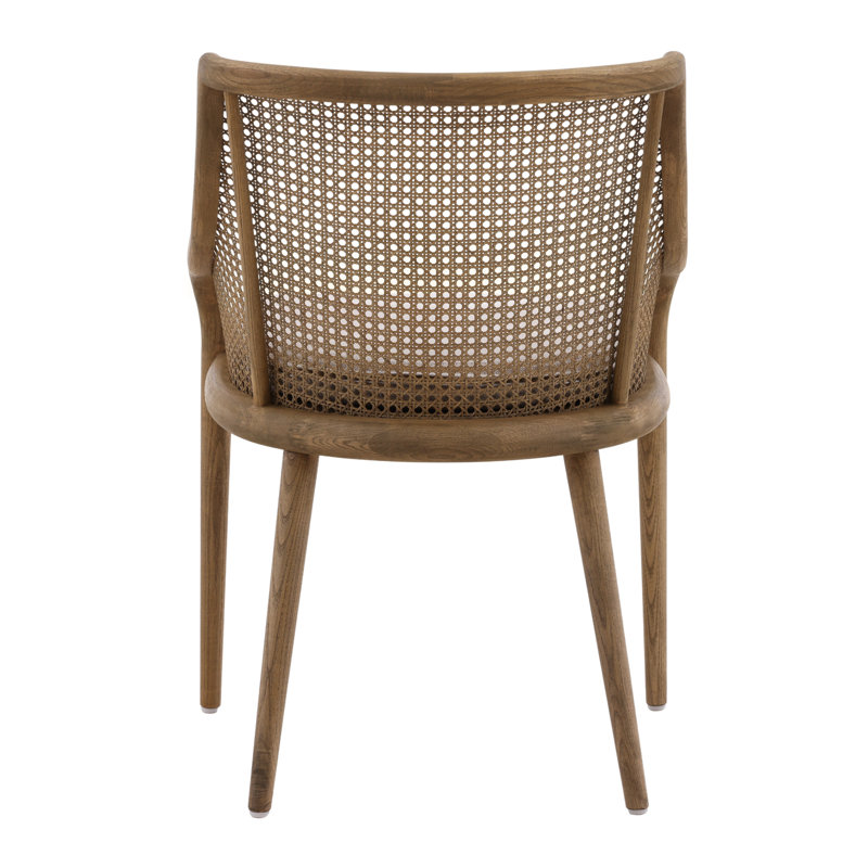 Arcata Ash Upholstered Rattan Dining Chair