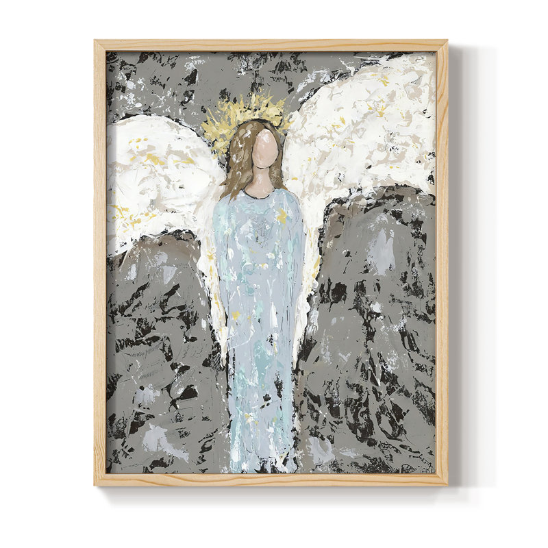 Angels Everyone I Framed Print - Solid Wood