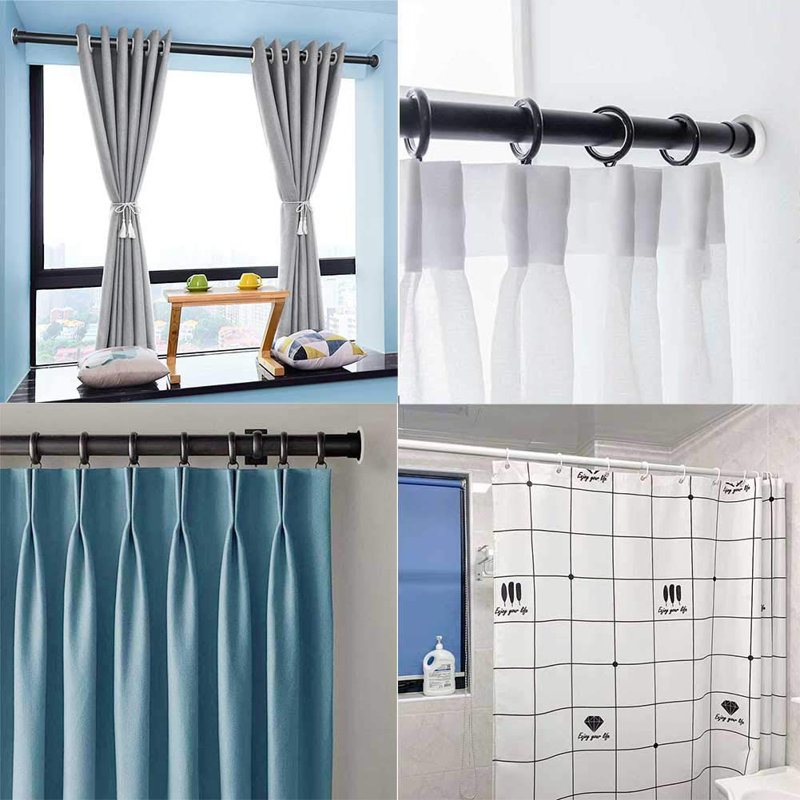 Tromay 141 to 161 Inch Extra Long Curtain Rod