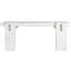 2 Piece Solid Wood Bracket Shelf