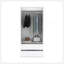 Armoire 2 tiroirs, porte double, tringle de suspension - blanc-1194284560