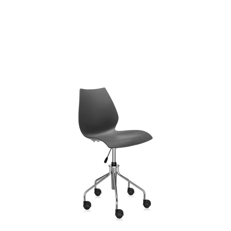 Maui Swivel Task Chair, Anthracite