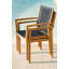 Horizon Outdoor Teak Dining Armchair-967535923