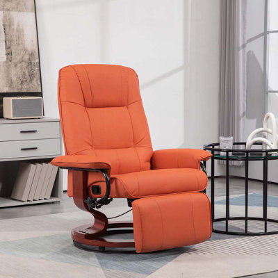 Fauteuil inclinable manuel pivotant en polyuréthane