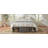 Loria Size Platform Bed Frame With 4 Storage Drawers And Footboard Storage Cubby, No Headboard, Modern Space-Saving Design-Antique Gray-1990817152