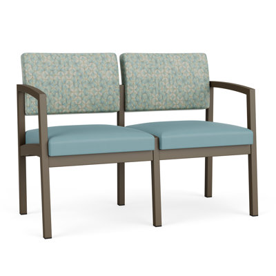 Lenox Steel Waiting Reception 2 Seat Tandem Seating Metal Frame No Center Arms