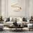 Jonikka Dimmable LED Modern Linear Chandelier