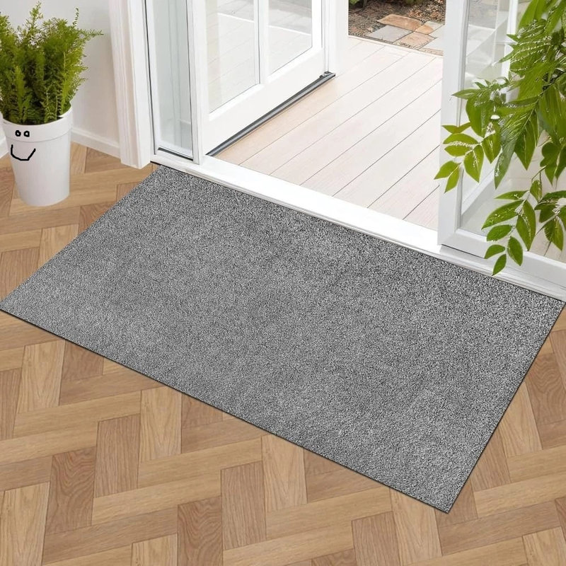 Non Slip Indoor Door Mats Small Large Door Mat Washable Rugs Kitchen Floor Mat, 50cm W x 80cm L