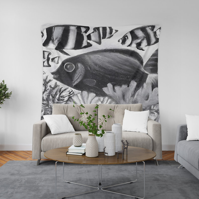 Tapisserie murale, H 88 po x l 104 po